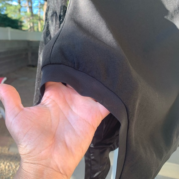 Misha black leotard with lace sleeves size 2 - Picture 12 of 16